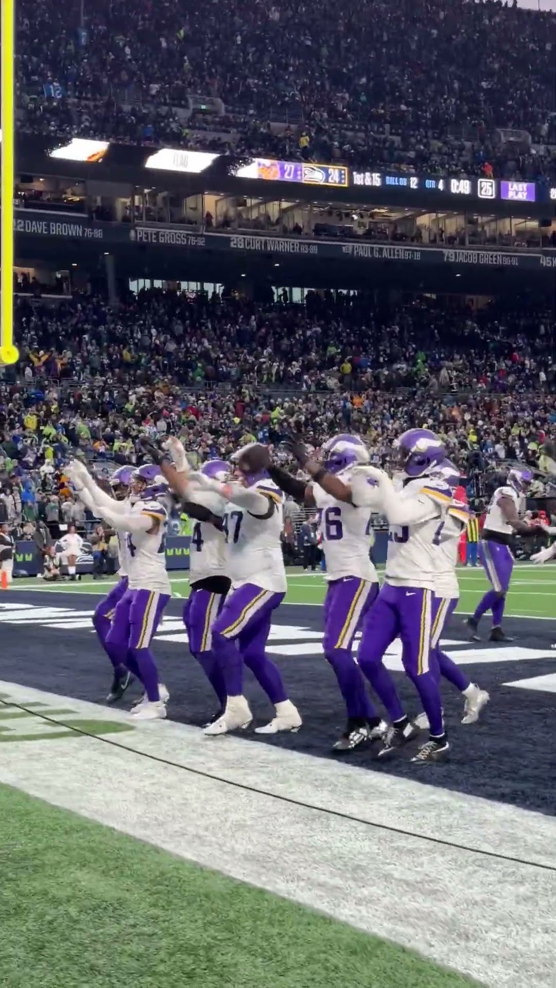 Game-Winning Interception Celebration ?